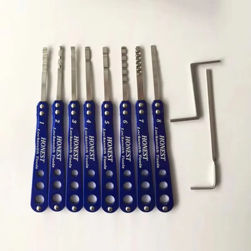 Hot Sale  smith Tool Supplies 10pcs Broken Key Remove Auto Extractor Set   Pick Hardware Stainless Steel DIY Handle Tools