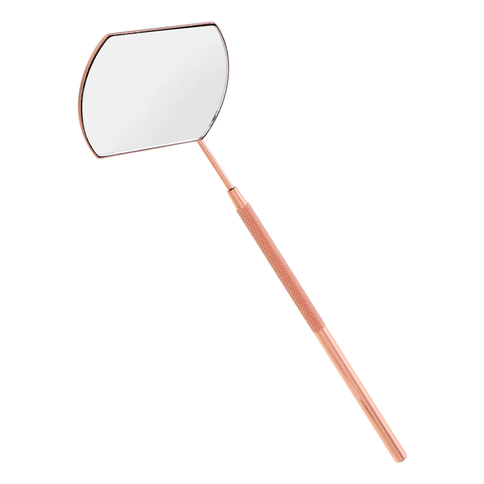 Lash Mirror for Eyelash Extensions Detachable Rose Gold Stainless Steel Eyelash Makeup Tool for False Lashes Adhesives Lash