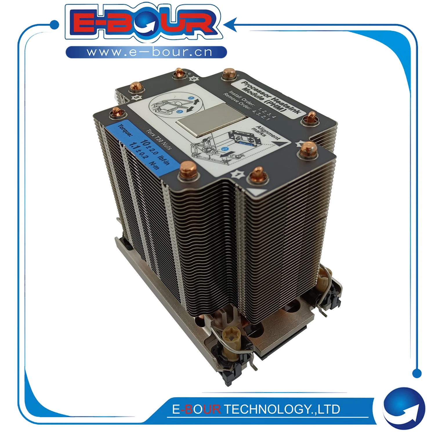 Server Heatsink CPU untuk Thinksystem ST650 V2 02JG509 prosesor CPU pendingin Heatsink CPU braket kinerja tinggi Geniune baru