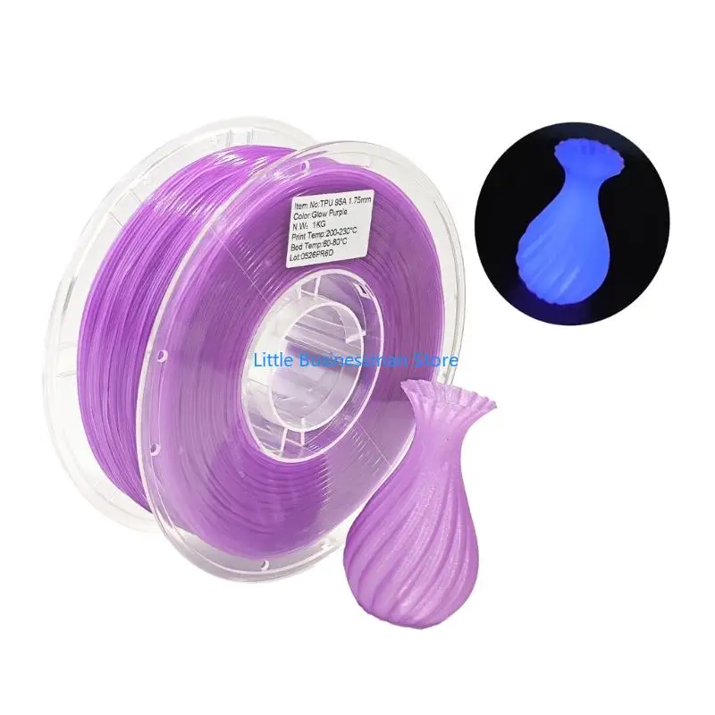 Photolumineszierendes thermoplastisches Polyurethan 95A 3D-Druckfilament TPU 1,75 mm, 1000 g Versorgung für Schilder, Modelle – Detail 8