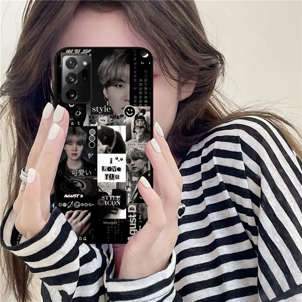 Agust D Suga Phone Case For Samsung Note 8 9 10 20 pro plus lite M 10 11 20 30 21 31 51 A 21 22 42 02 03