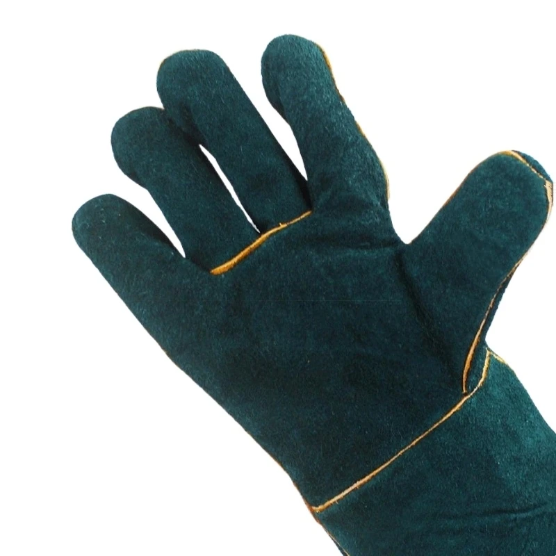 Anti-Biss-Sicherheitshandschuhe, Leder, Haustiergriff, Beißen, Schutzhandschuhe zum Fangen von Hunden, Katzen, Reptilien, Tier, Greifen, Trainingshandschuhe – Detail 3