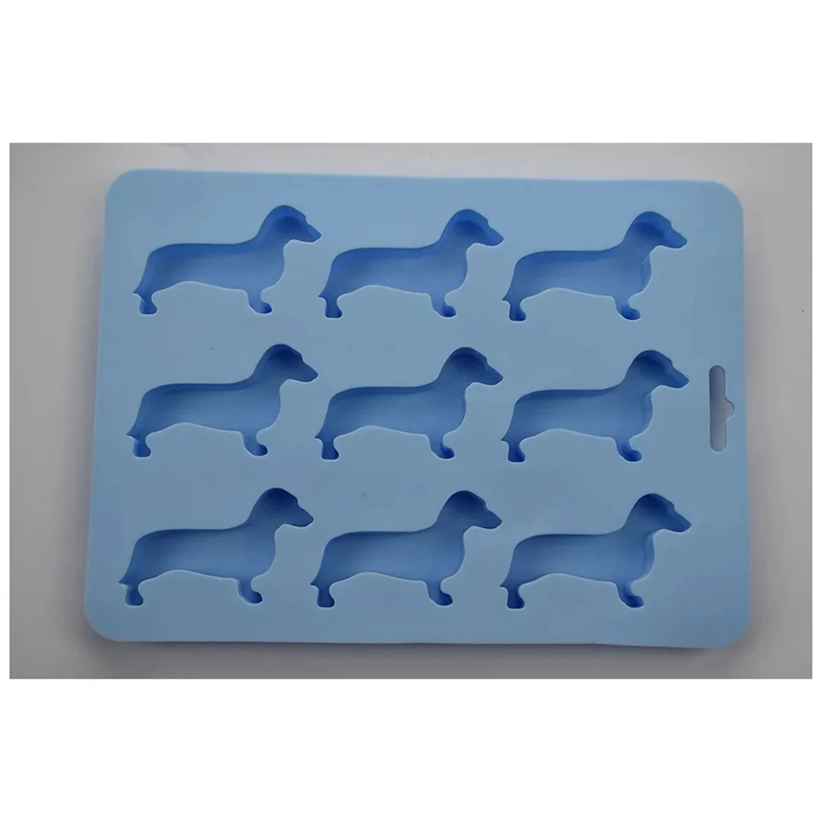 Dachshund Shaped Silicone Ice Piece Mold Tray, Suitable for Beverage Ice Making,Candy Cookie,,Cupcake Decoration B