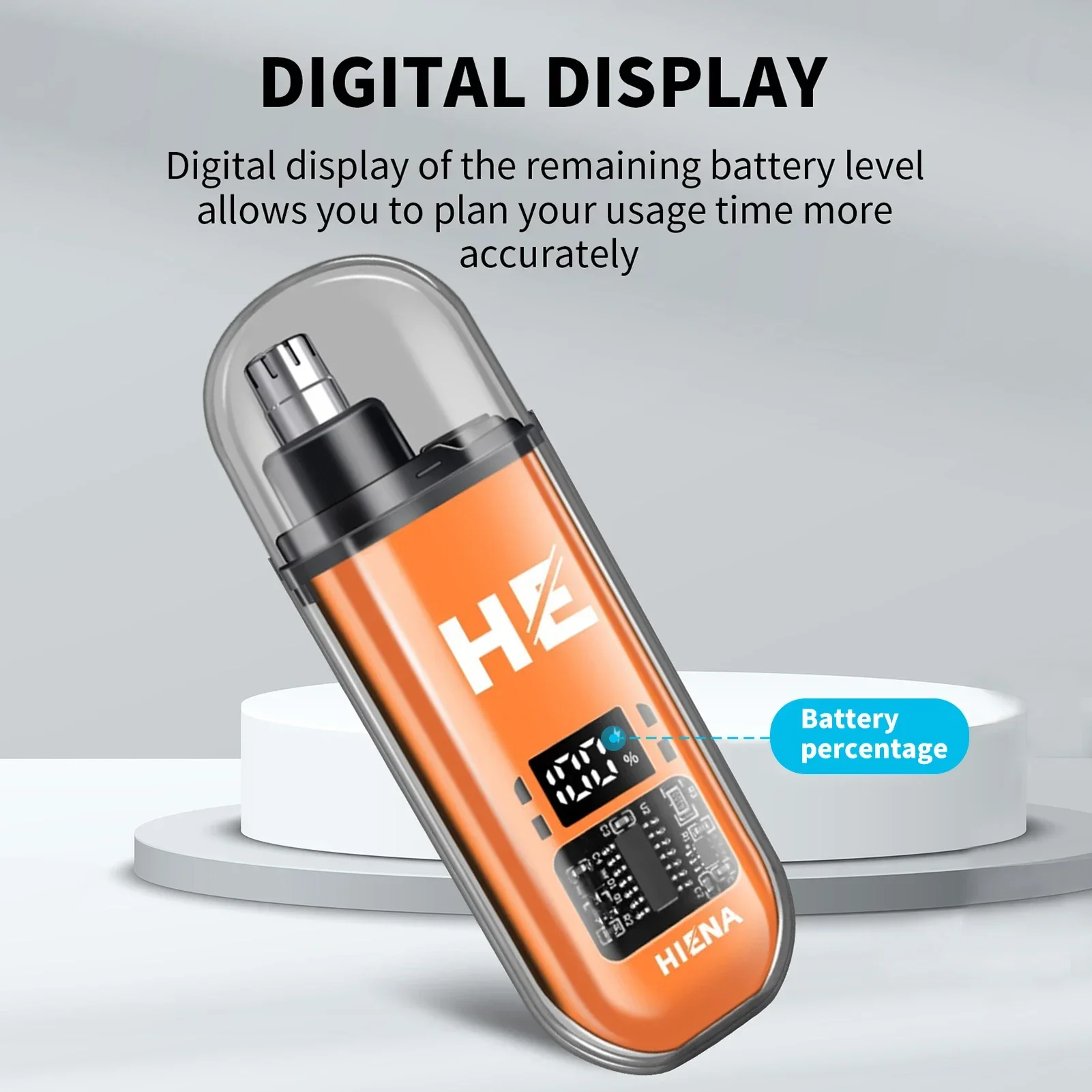 Electric Nose Hair Trimmer Rechargeable Mini Pocket Nose Ears Hair shaving Eyebrow Trimmers Clipper Wet and Dry haircut image 2