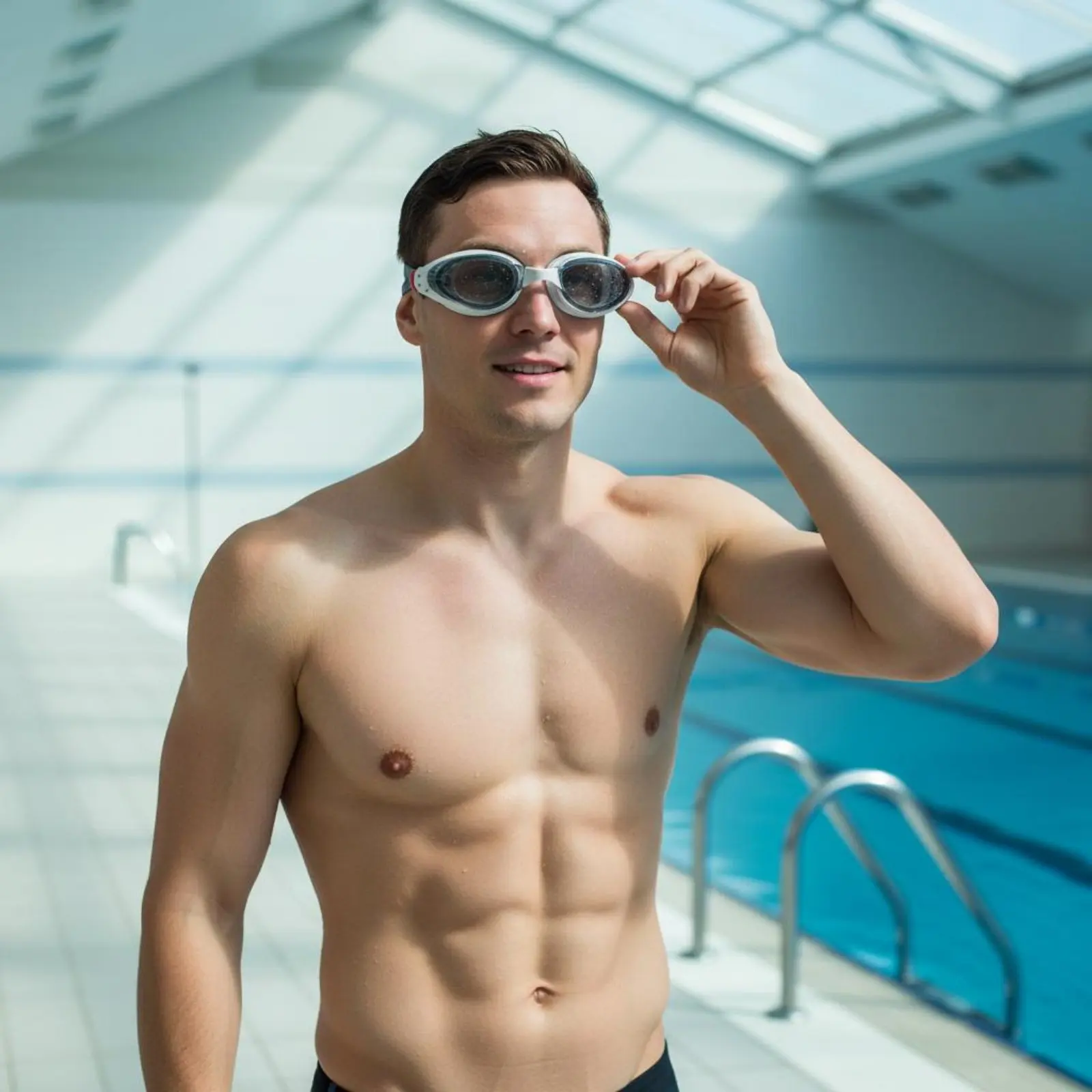 

Swimming Goggles Protection Racing Aquatic Goggles Safeguarding Eyewear Hypoallergenic Silicone Aquatic Gear Accessory
