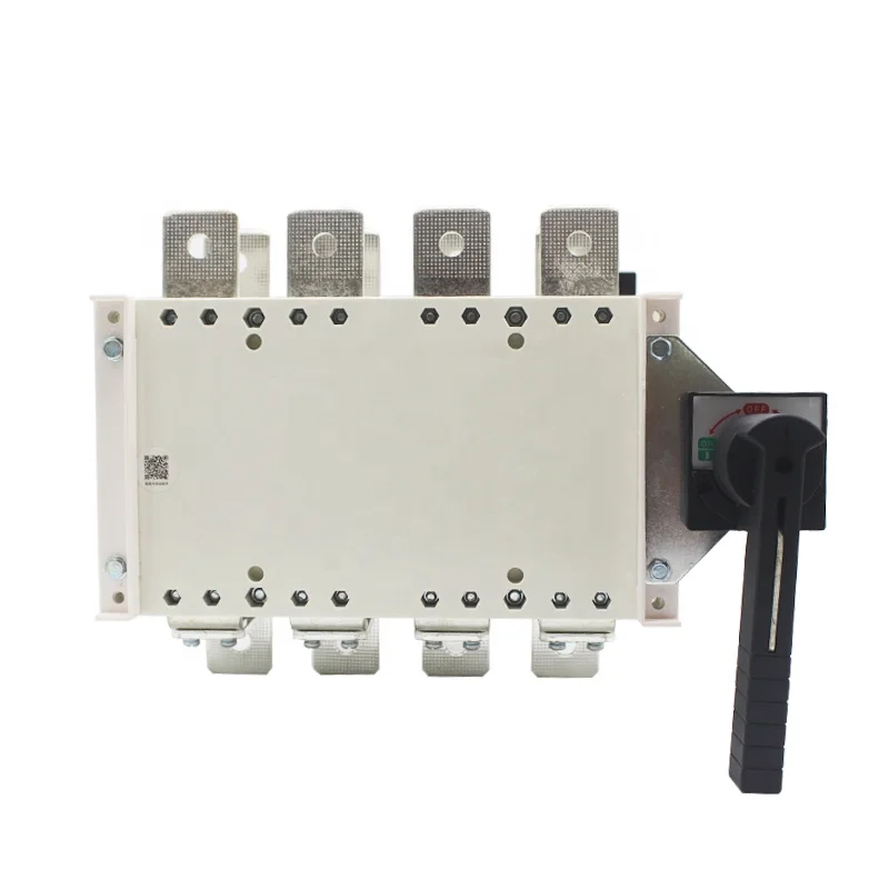 

400V Double-throw isolating switch HGLZ1-630/4P 630A Dual power manual transfer