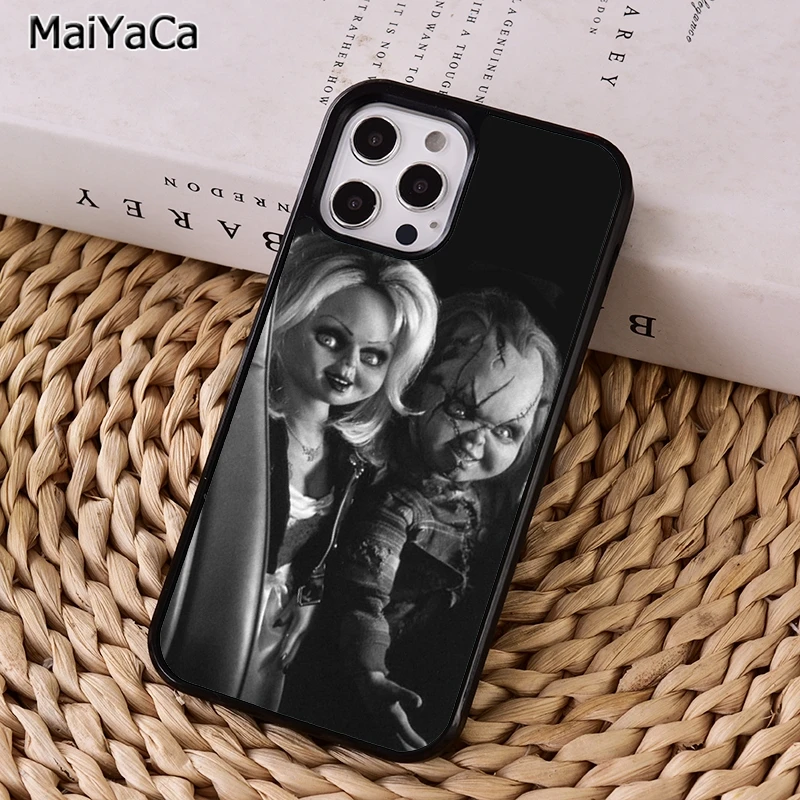 Chucky Doll Horror Movie film Phone Case For iphone 16 15 14 11 12 13 mini Pro  XR XS MAX Plus coque Cover Shell