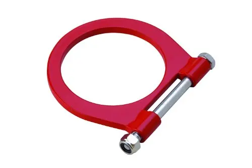

Universal Red Racing-Style Tow Loop With Bolt Fastening For Motorcycles And ATVs