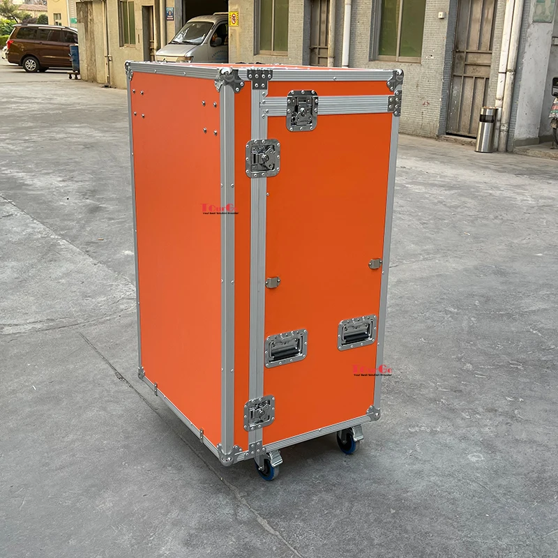 Flight Zone Deluxe 3-Drawer Workbox Tour Case with Casters & Side Table