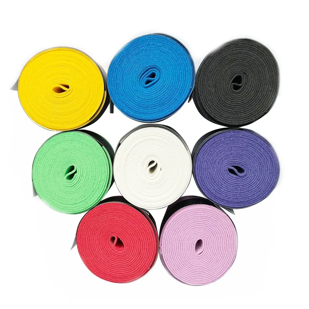 

20Pcs Absorbent Sticky Sweatband Overgrip Tape PU Built-in Anti-Slip Grip for Tennis Badminton Squash Racket Fish Rubber Random
