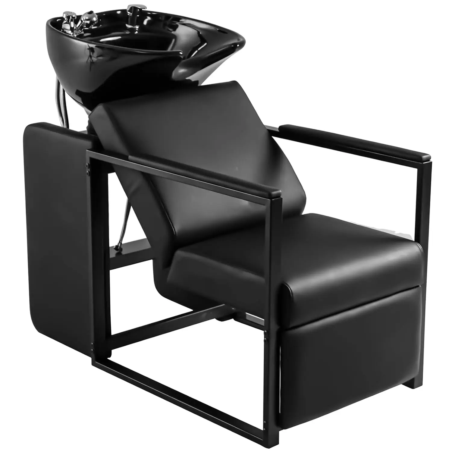 Sturdy Metal Frame, Stable Support, Built for Daily Salon Use, Easy to Wipe Clean Soft Padded Seat, Cushioned Backrest