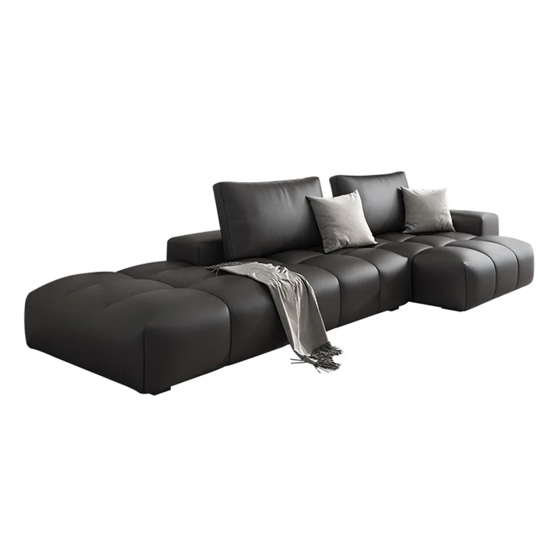 

Silicone leather sofa, latex living room three proof no washing combination sofa