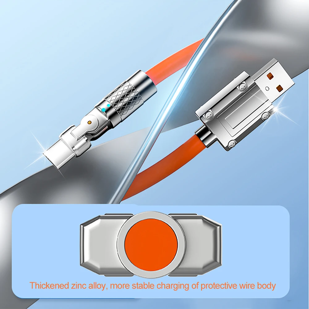 USB C Cable , 100W 180 ° USB A to USB C Cable USB 2.0, Type C Charging Cable for Samsung Galaxy S20 S10 S9 S8 Plus S10E Note