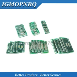 30PCS PCB Board Kit SOP24 SOP8 SOP14 SOP16 SOP20 SOP28 SMD Turn To DIP Adapter Converter Plate SOP 8 14 16 20 24 28