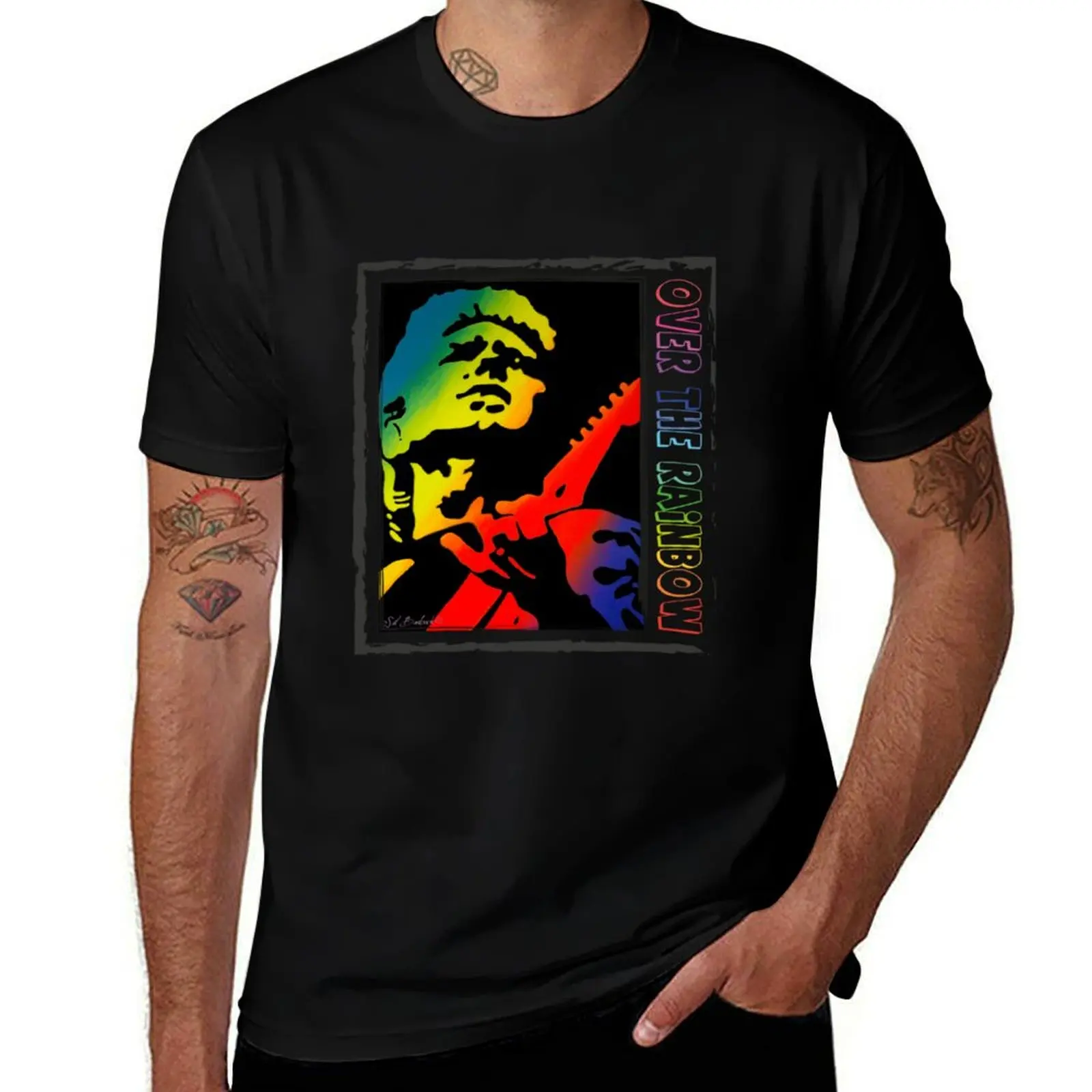 

Over The Rainbow Billy Thorpe T-Shirt g man t shirts for men t shirt men 100% cotton luxury brand cotton tshirt 100% T-Shirt