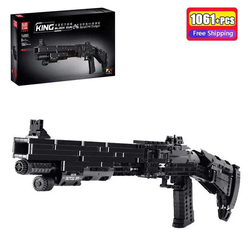 

MOLD KING 1061 шт. M4 ружье оборудование имитация модели военная серия строительные блоки кирпичи сборка MOC игрушка в подарок для взрослых