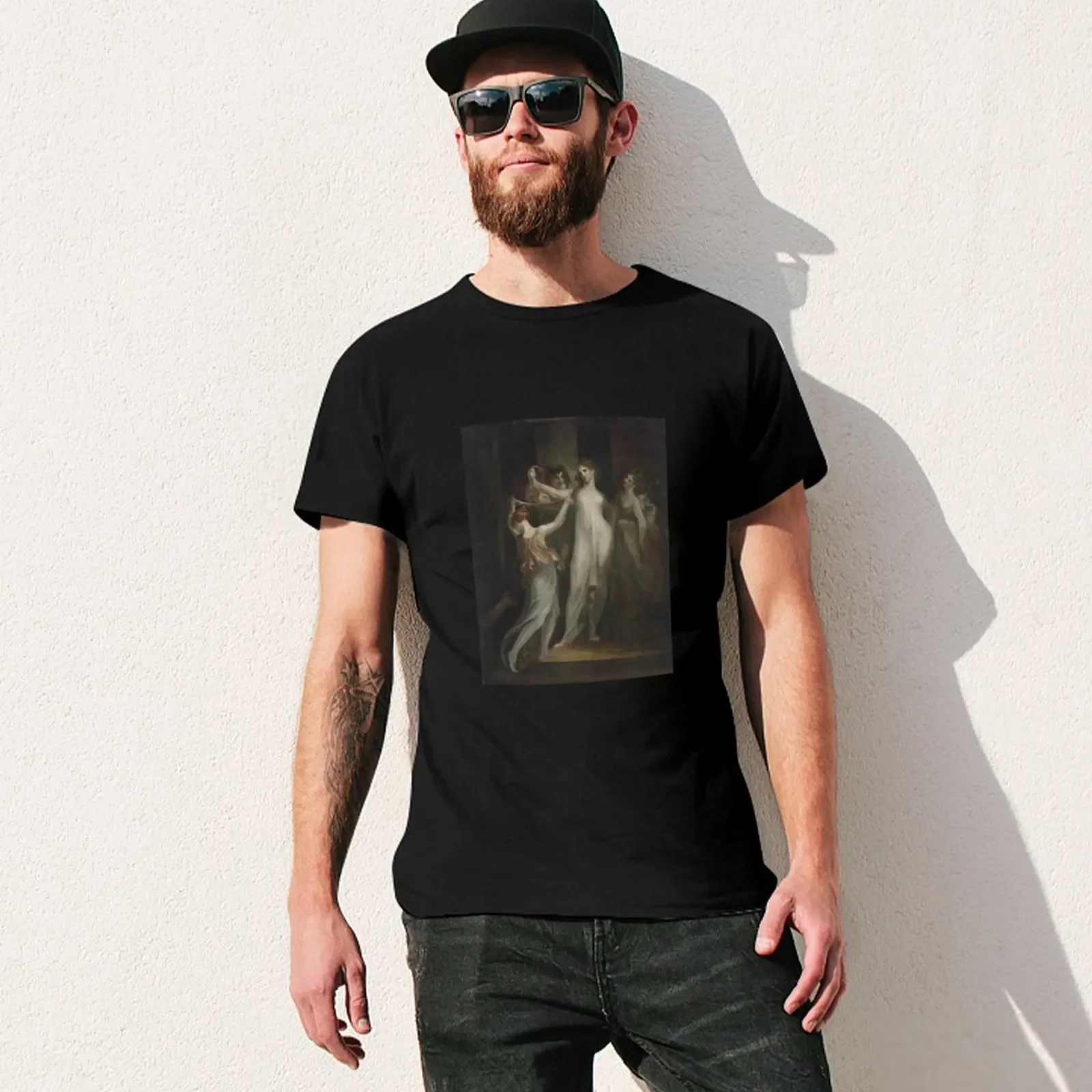 Salome With the Head of Saint John the Baptist (Fuseli) T-Shirt customizeds sweat t shirts for men cotton