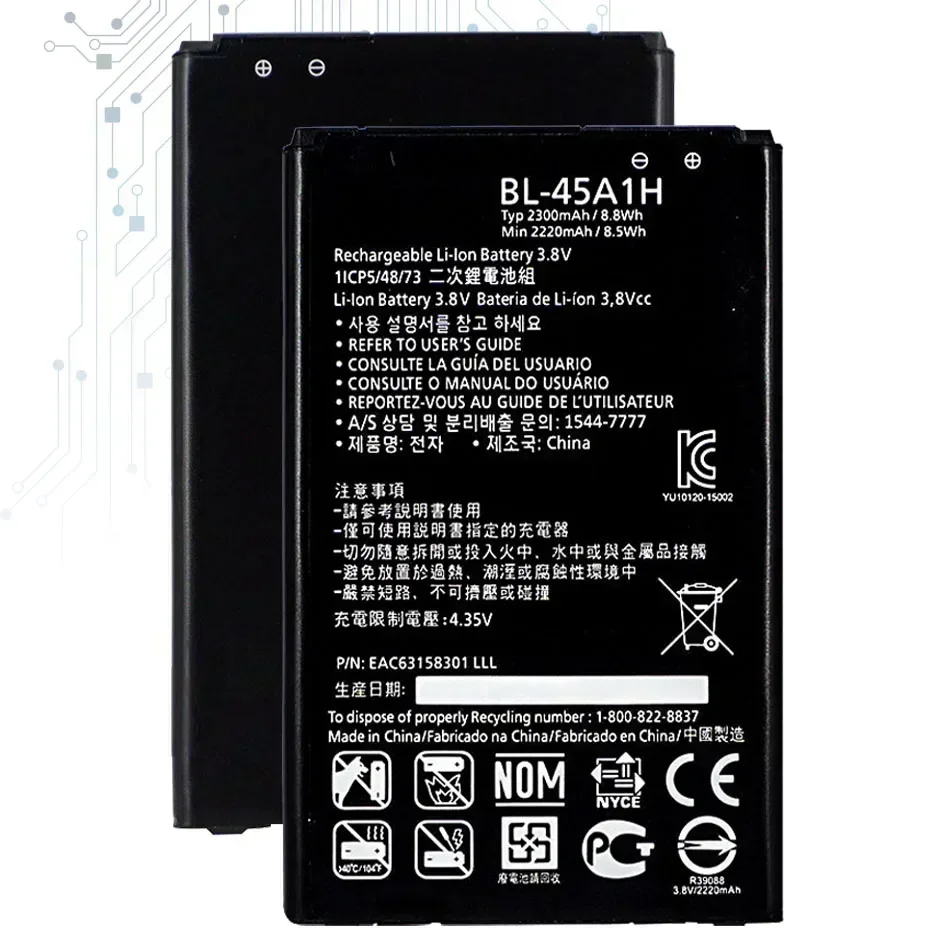 

BL-45A1H BL-46G1F Аккумулятор для LG K10 F670L F670K F670S F670 K420N K10 LTE Q10 K420 K10 2017 K20 Plus TP260 K425 K428 K430H X400