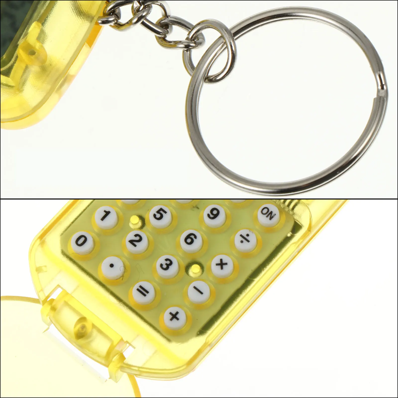 

3 Pcs Key Chain Mini Calculator Child Kids Abs Small Notebook Pocket Size Keychain Bulk