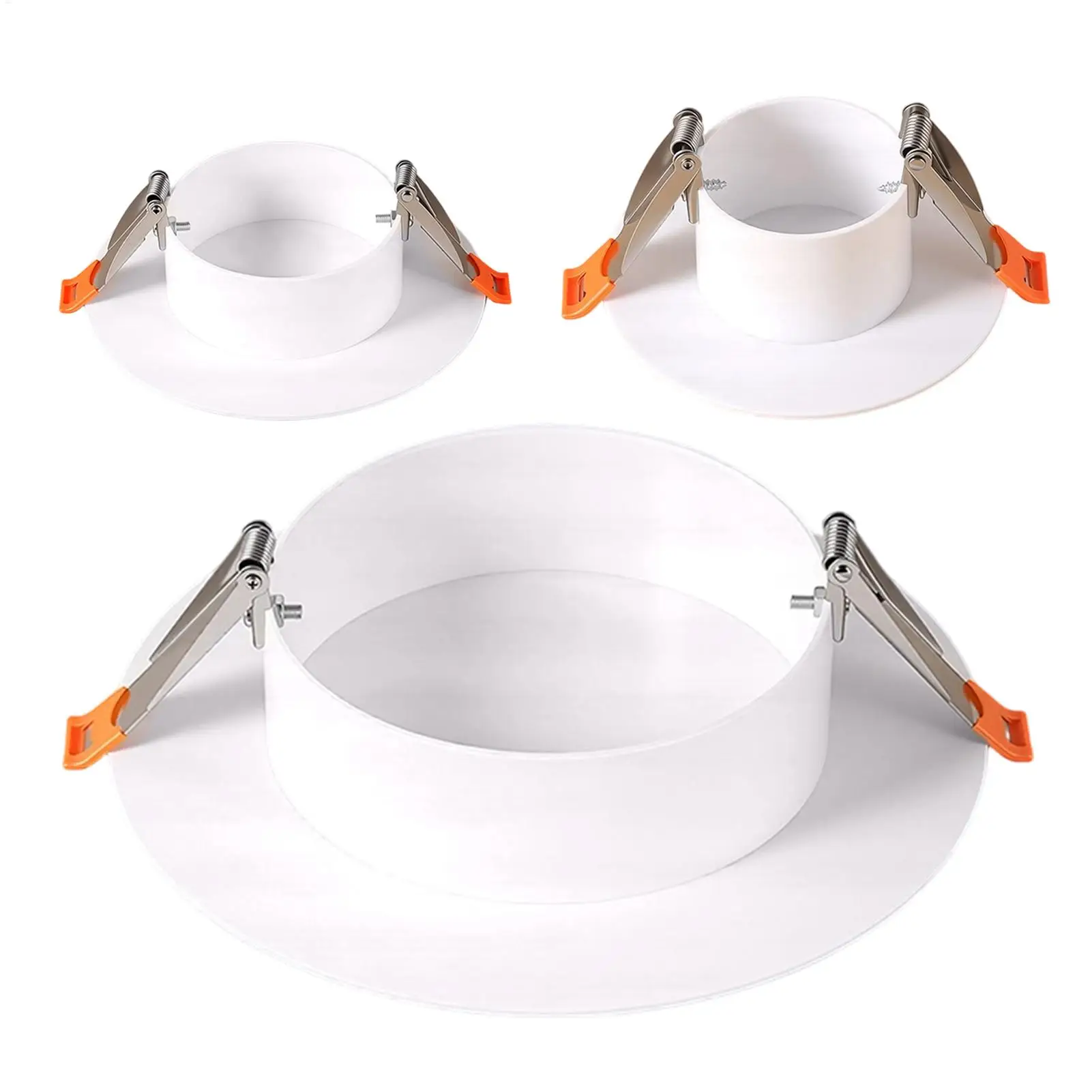 

Ceiling Hole Cover Plate 1PC Decorative Round Panel Buckle Design Wall Mounted Hole Repair for Home Kitchen Living Room