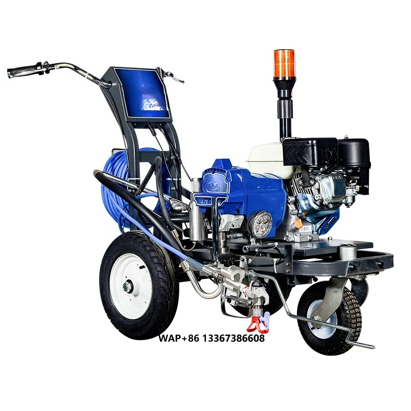 Thermoplastic Road Marking Machine Paint Spray Parking Lot Line Striping Machine