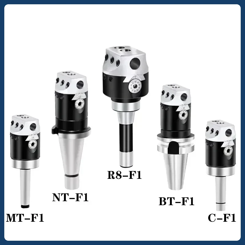 F1 Boring Tool Holder BT30 BT40 NT30 NT40 R8 MT MT2 MT3 MT4 MT5 C20 C25 F1 Boring Tool Holder Boring Head Connecter Toolholder