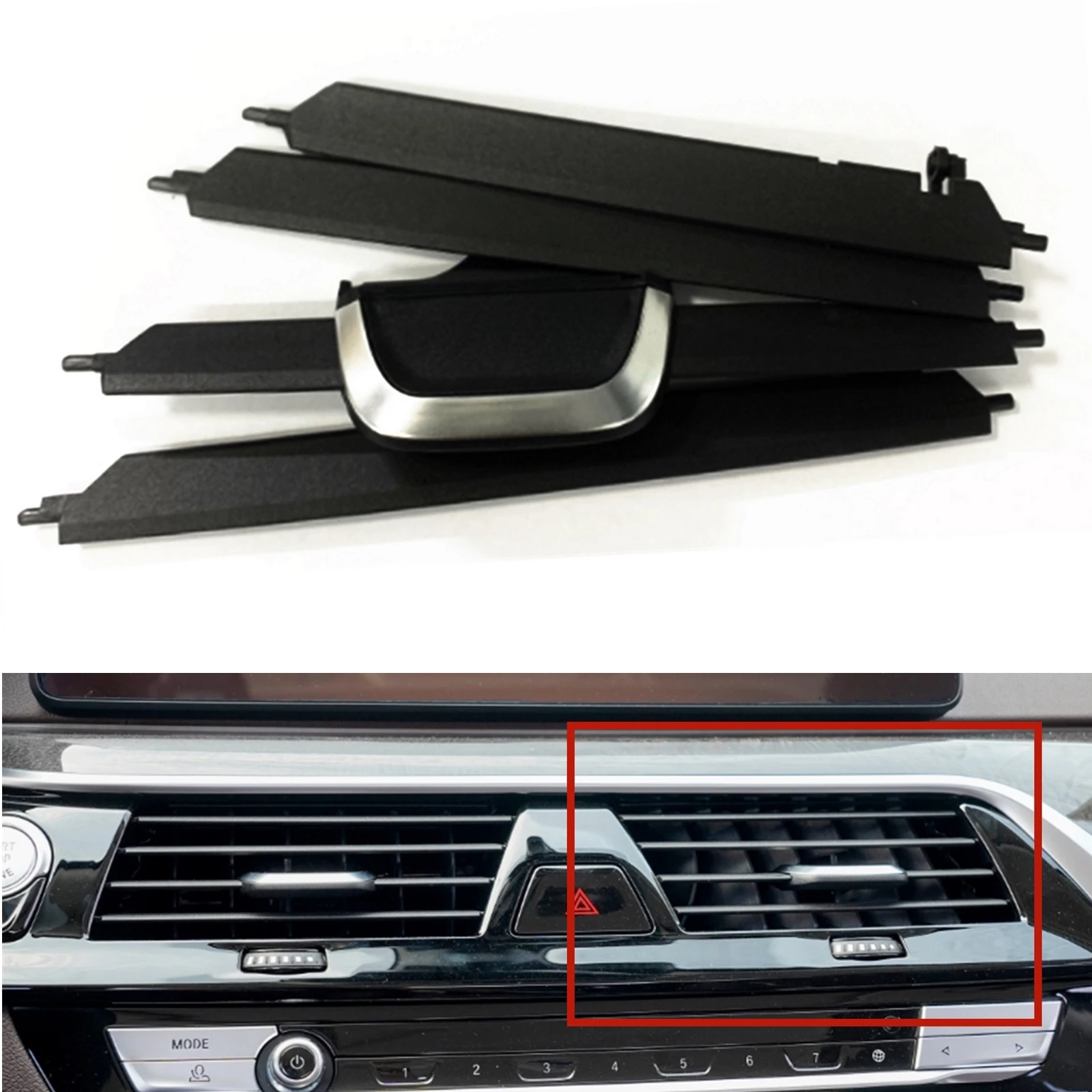 

Dashboard A/C Air Conditioning Vent Outlet Cover Grille Clip Repair Kit For BMW F90 M5 2018-2021 5 6 Series G30 G31 G38 GT G32