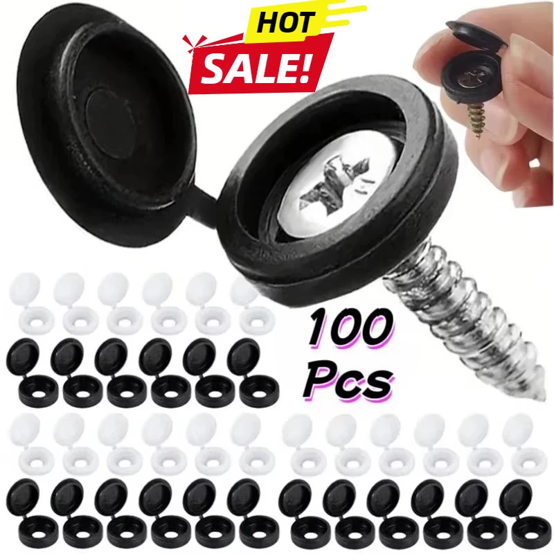 100pcs M5 Self Tapping Screw Cap Srw-Tz Durable Smooth Without Burrs Decoration Practical Tools Conjoined Anti-Corrosion Case Cn