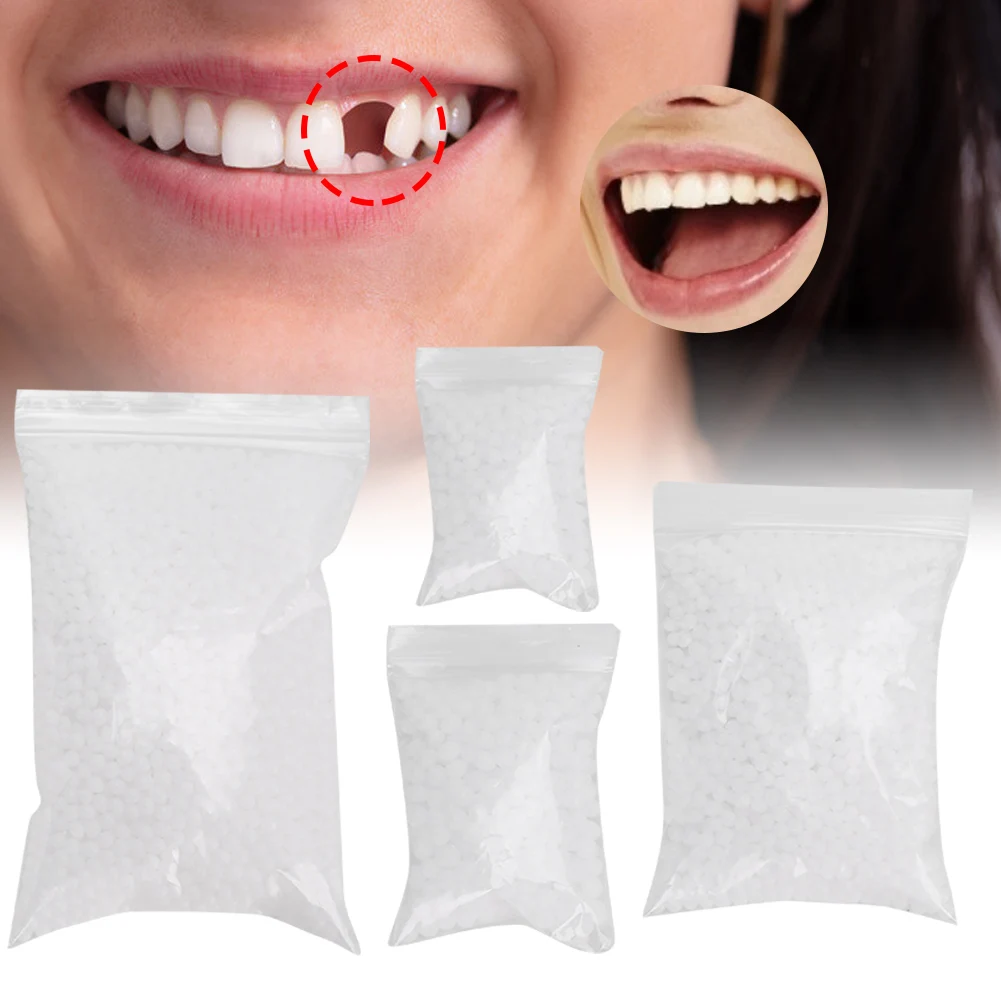 1 Bag Grade Special Plastic Temporary Tooth Bead Denture Repair Teeth Filling Missing Broken Teeth Dental Tooth Filling Material