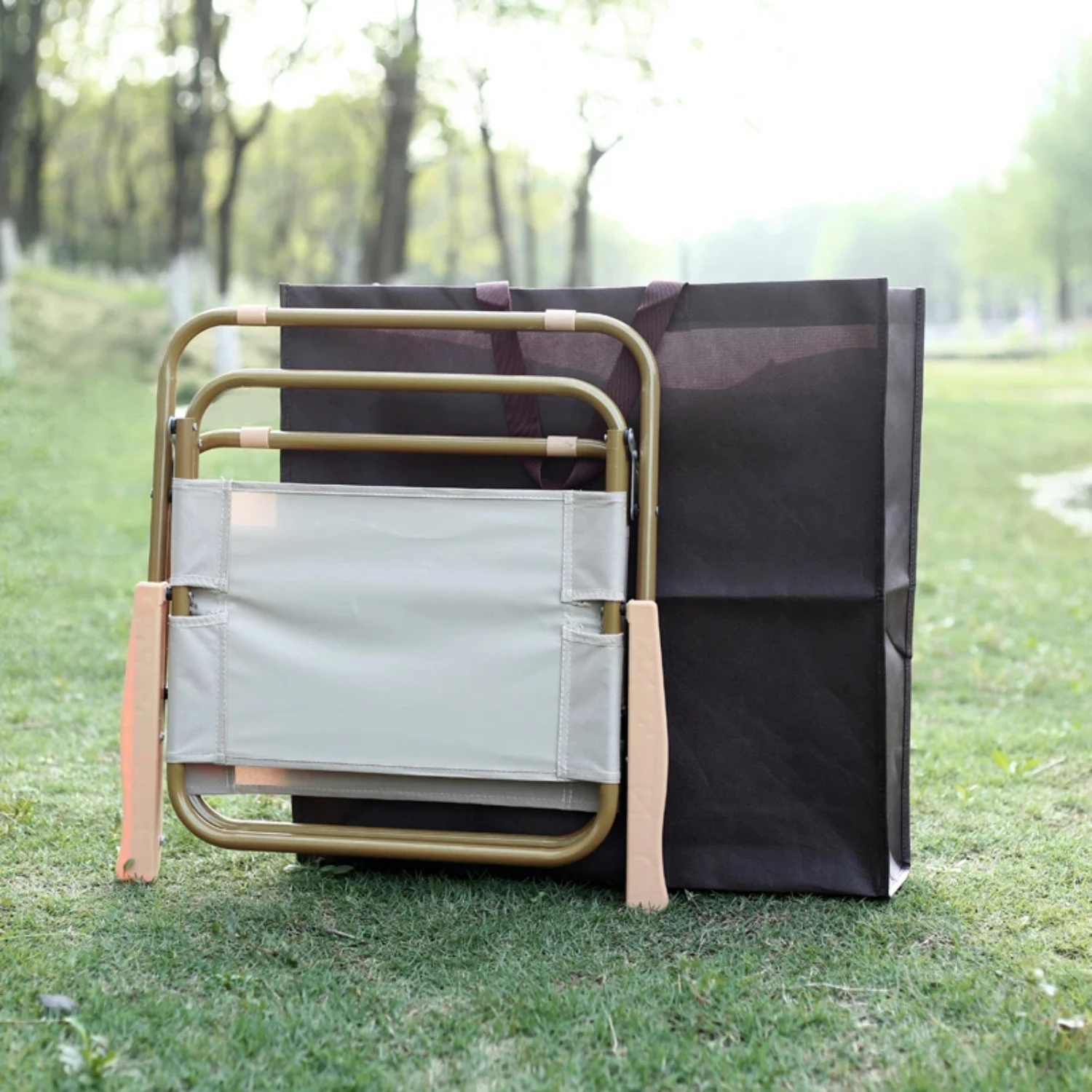 Waterproof Outdoor Folding Chair with Carrying Case - Picnic Table and Lounge Chair Package, Blankets, and Bed Sheets