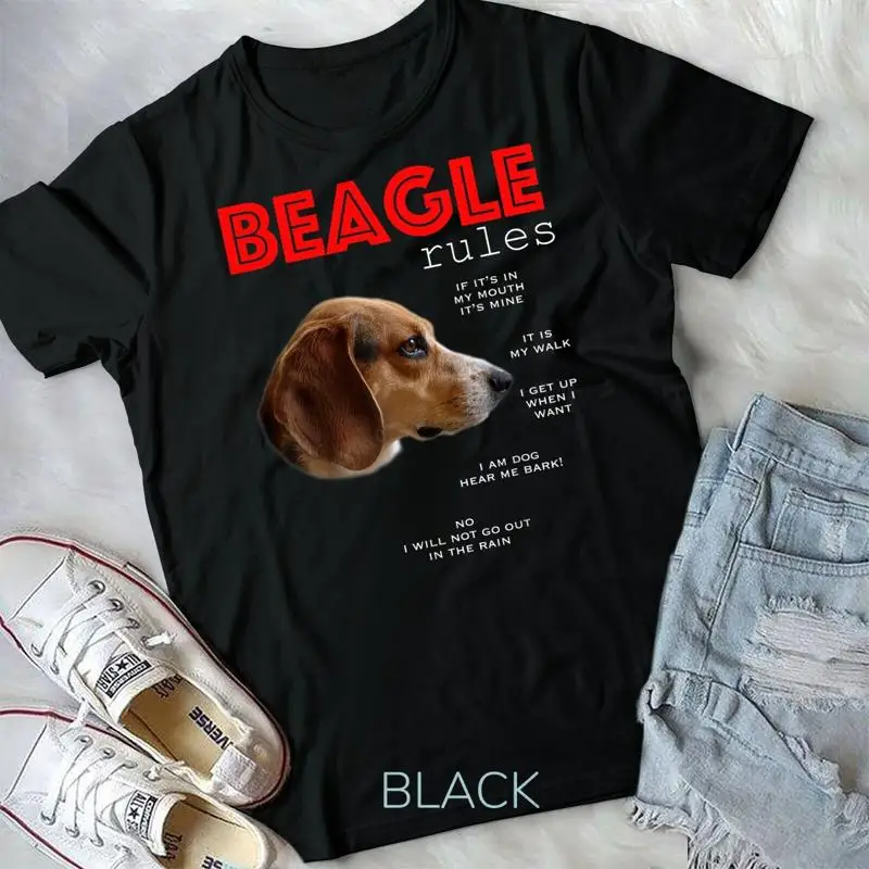 Funny rules for the owner of a Beagle T Shirt Unisex T shirt