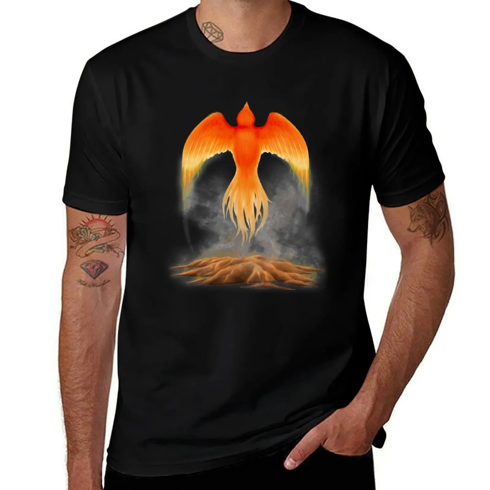 

Phoenix Reborn T-Shirt t shirts designer man t shirt heavy cotton t shirt man designer T-shirt