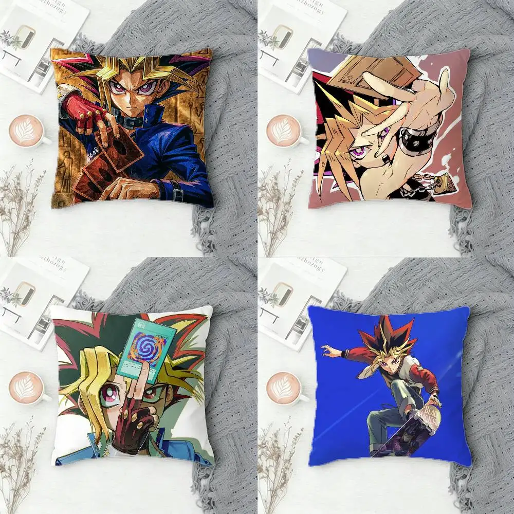 

Yu-Gi-Oh Double-sided Printed Square Decorative Cushion Cover for Sofa Living Room Home Decor
