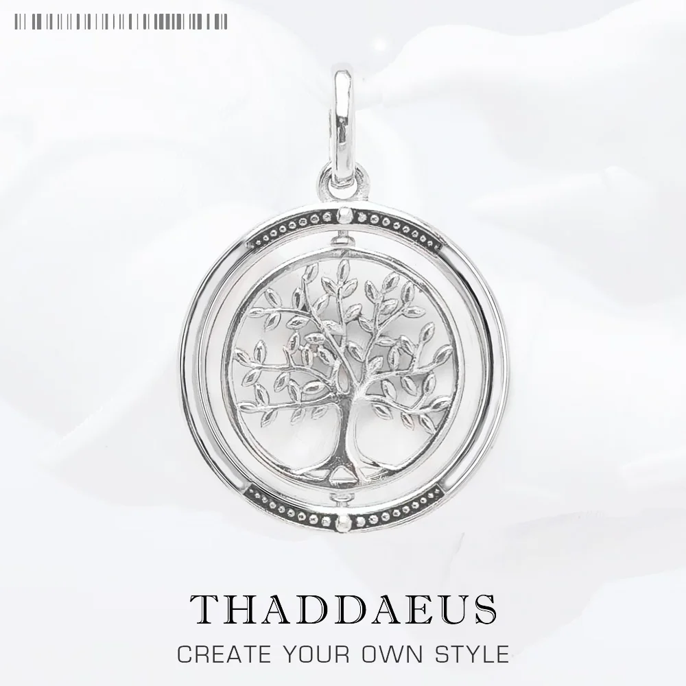 

Tree Of Life Pendant Brand New Fine Jewelry Love Accessories 925 Sterling Silver Romantic Gift For Woman