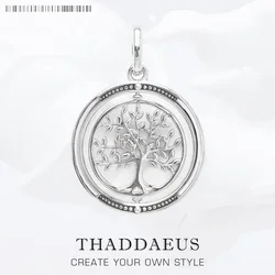 Tree Of Life Pendant Brand New Fine Jewelry Love Accessories 925 Sterling Silver Romantic Gift For Woman