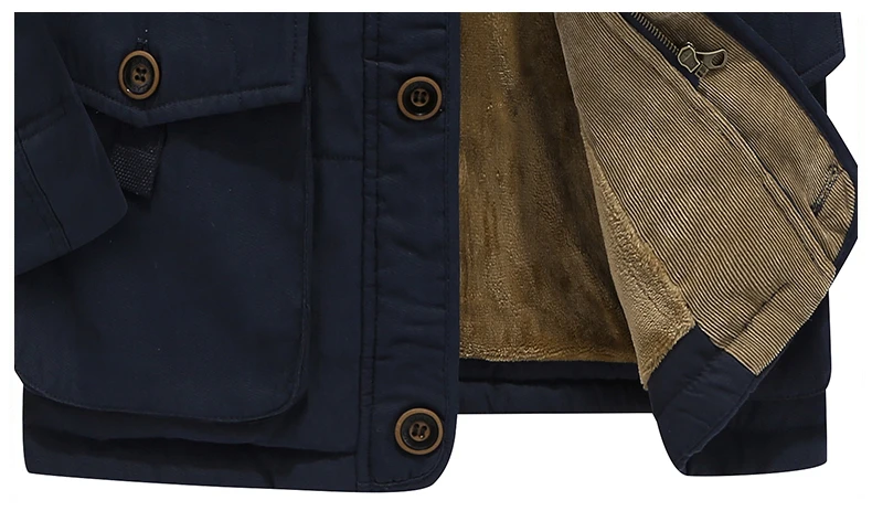 Men Winter New Windproof Hooded Thick Fleece Warm Parka Men Fashion Brand Coat Men Classic Casual Parka Jacket Men Size 6XL