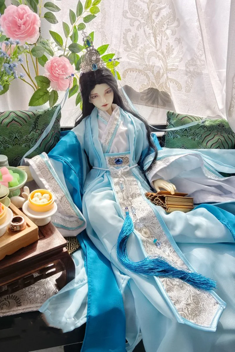 

1/4 1/3 весы BJD одежда древний костюм халат самурай наряд для MSD SD13 Girl SSDF ID75 сильный дядя кукла аксессуары A1175