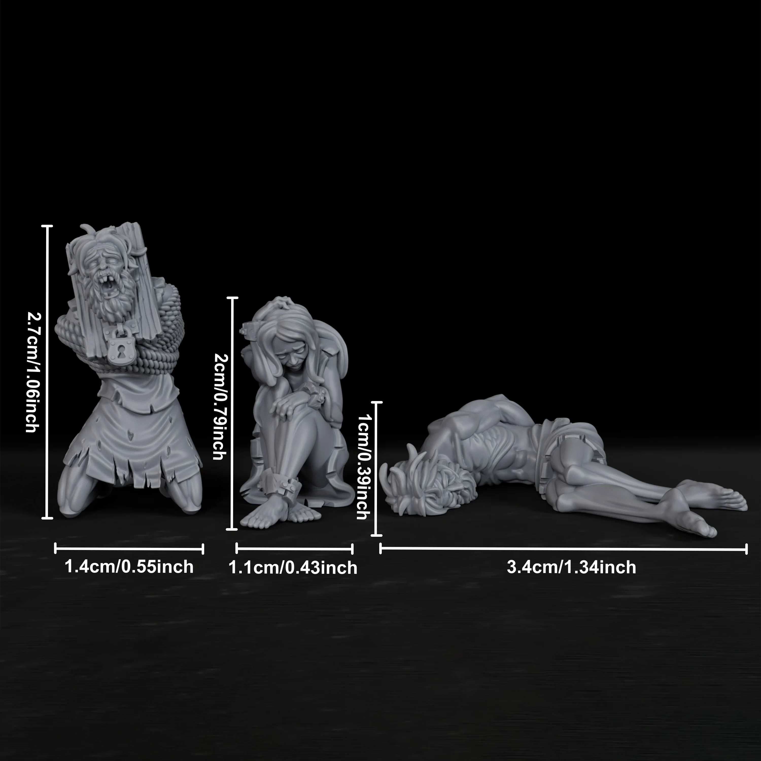 Set de Miniaturas de Prisioner - Board Game Rpg reseña y precio