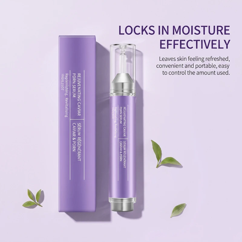 Caviar PDRN Serum,Facial Hydrating Nourishing Elasticity Repair Lotion, Gentle Cleansing Pores, Oil Control,Korean Skin Care