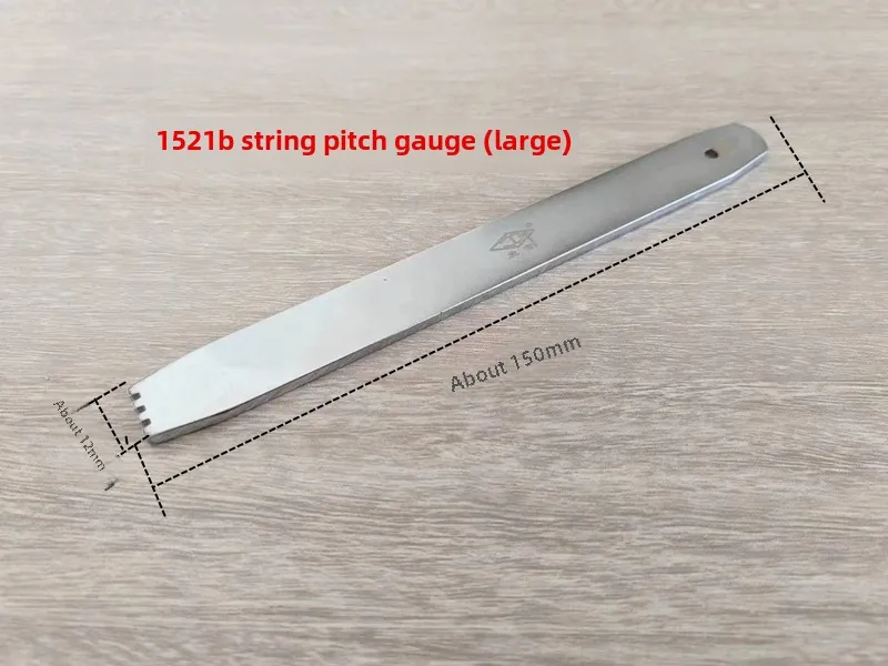 Piano tuning repair tools, pitch gauges, string arrangers