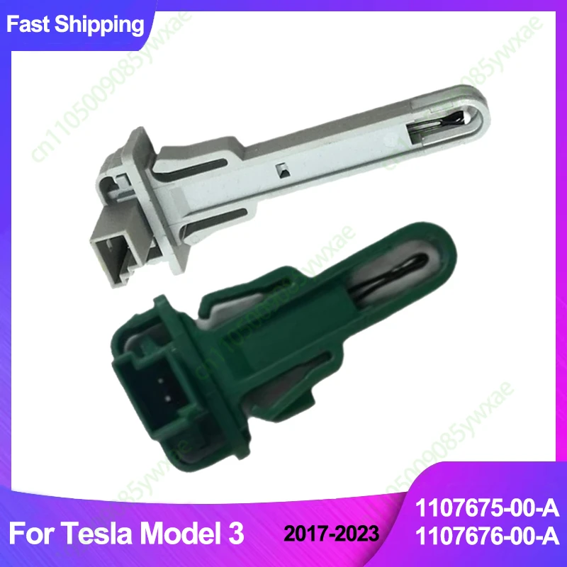 

1107675-00-A 1107676-00-A для Tesla Model 3, термистор испарителя кондиционера 2017-2023, новый кремовый белый и зеленый