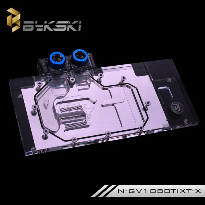 Bykski Full Cover GPU Water Cooling RGB Block for GIGA AORUS GTX 1080 Ti Xtreme Edition N-GV1080TIXT-X