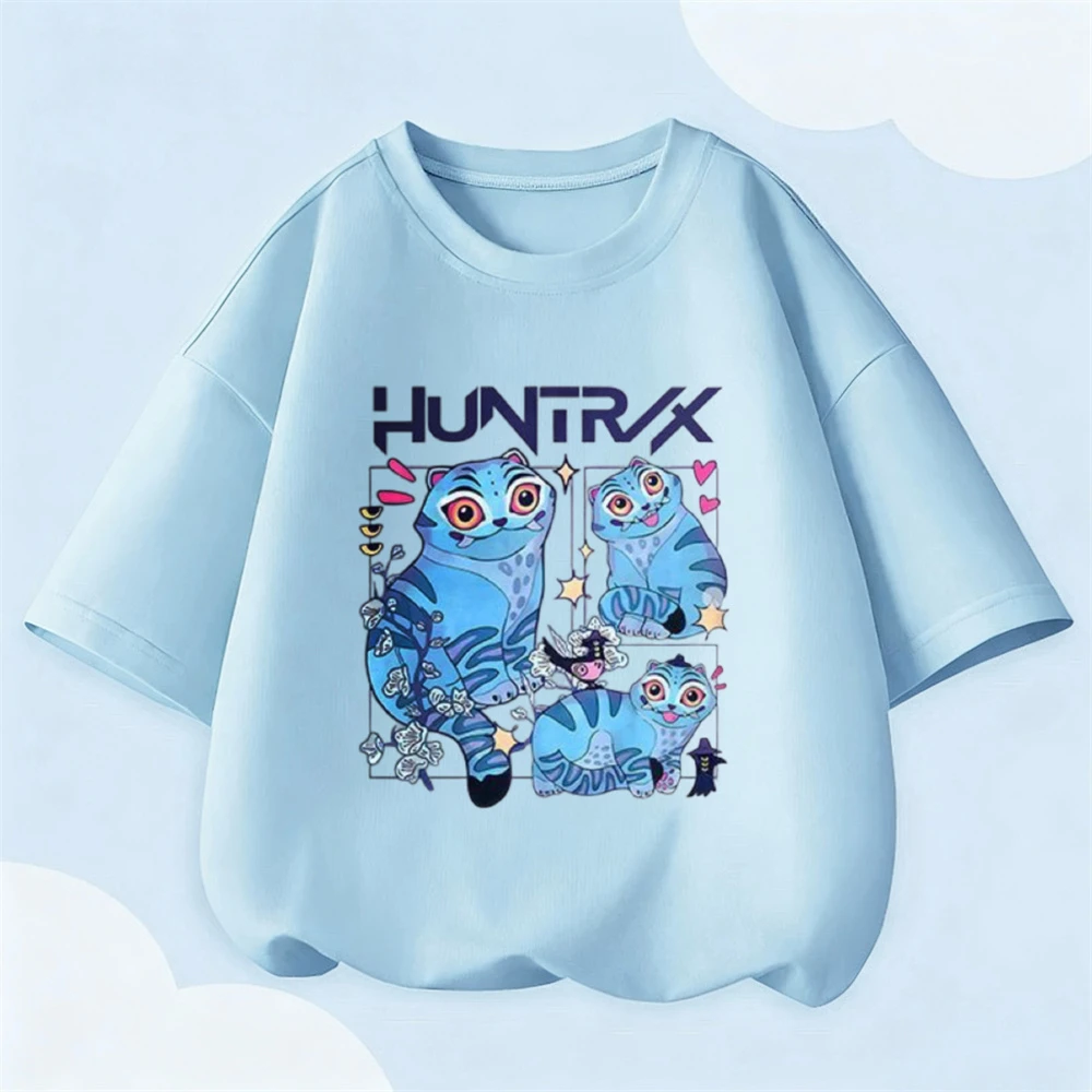 

Fashion Casual Tops Short-sleeved T Shirt Children's Summer Clothes Solid Color All-match Base Shirt New Kid Round Neck Pullover