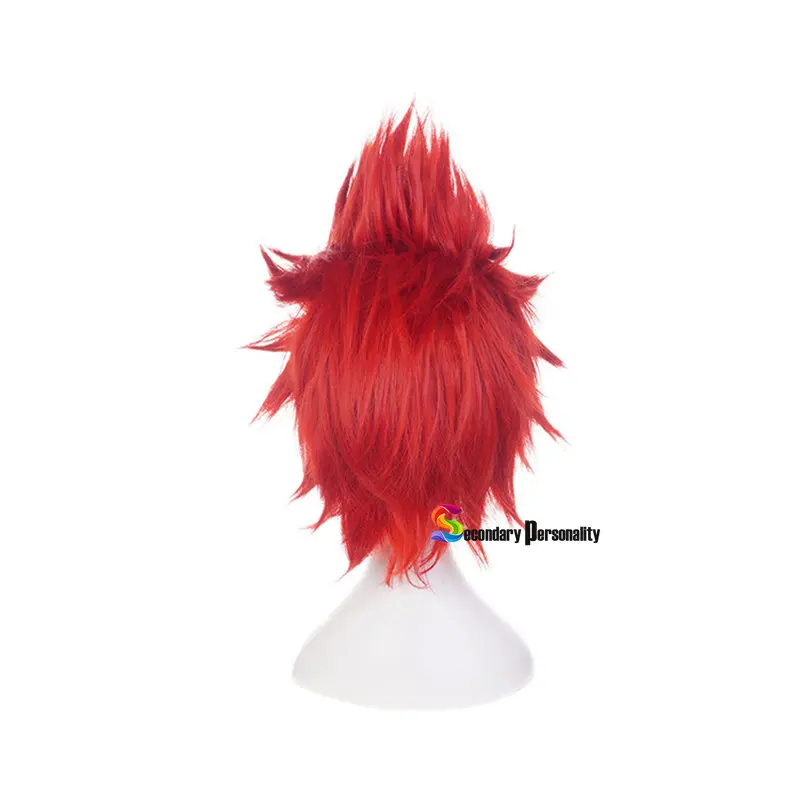 Peluca corta My Hero Academia Eijirou Kirishima para hombres, disfraz de Cosplay, Boku No Hero Academia, pelo rojo sintético de calor, pelucas de fiesta, nuevo