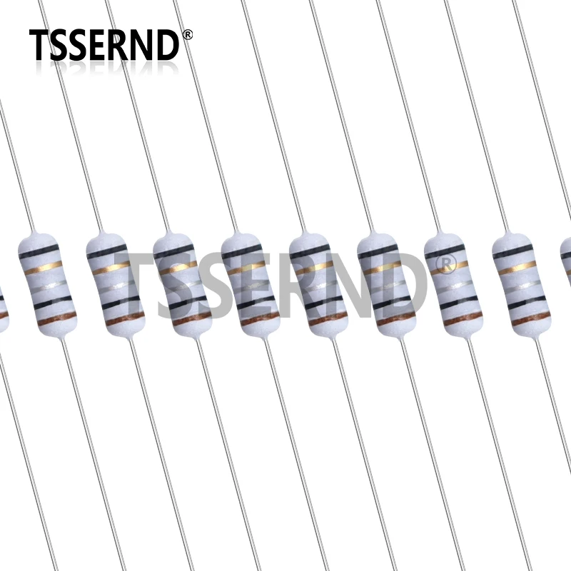 20pcs 1/2W 5% 0.5W Wire Wound Resistor Fuse Winding Resistance 0.1R 0.1 0.15 0.22 0.33 0.5 1 2.2 4.7 6.8 10 22 47 68 100 220 ohm