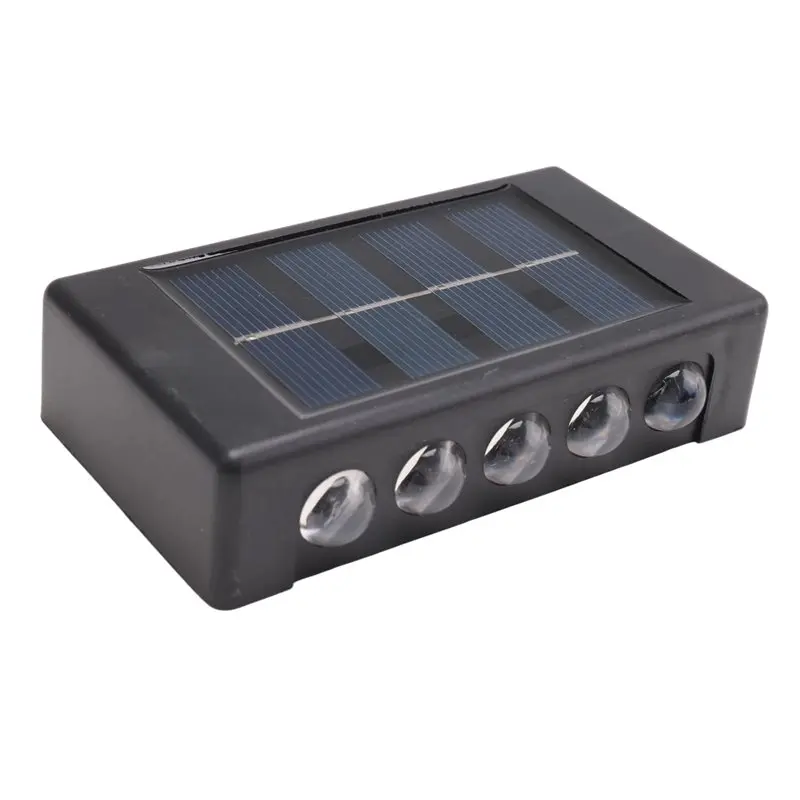 M12K-Solar Outdoor Wall Light Waterproof Garden Decor Lights Up Down Light Wall Waterproof External Wall Washer Solar Lamp