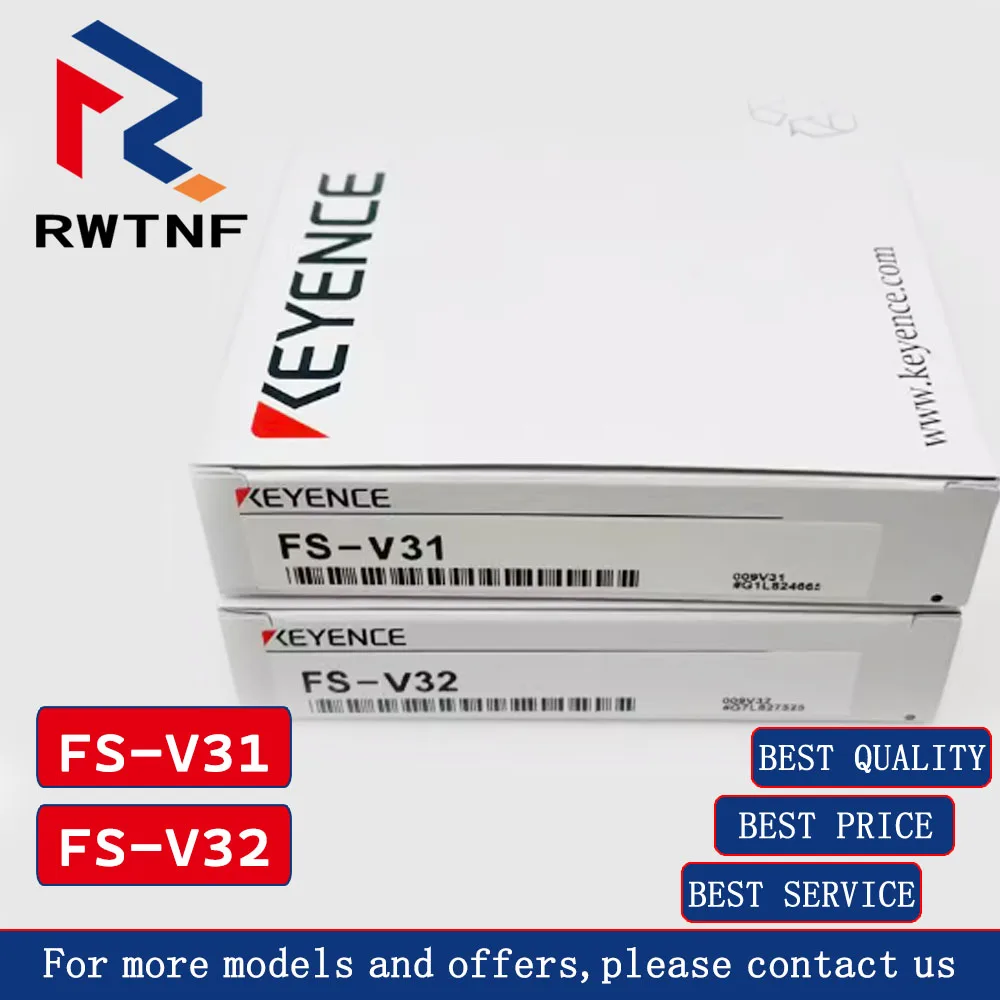 

Brand New Genuine KEYENCE FS-V31 FS-V32 Digital Display Fiber Optic Amplifier Sensor 100% warehouse stock