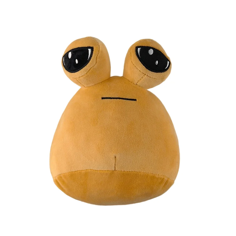 22cm/8.6in Pou Plush Cartoon Alien Toy Kawaii Stuffed Animal Doll Hot Game Figure Gifts for Fans