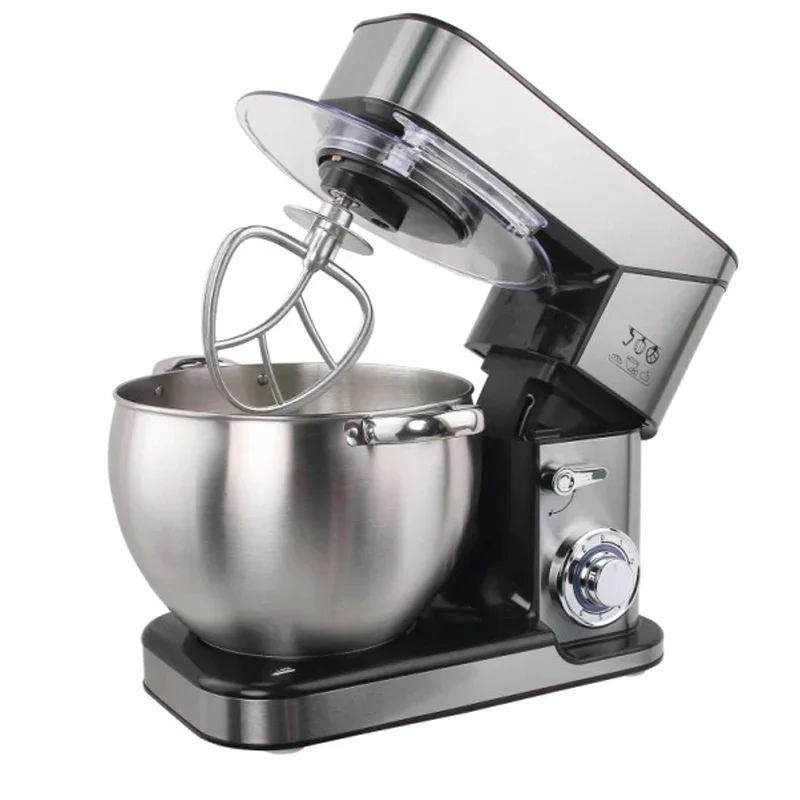 220V10L stand Planetary mixer milk frother cake dough kneading stainless mixing maker food Whisk egg beater 6 speed Chef machine