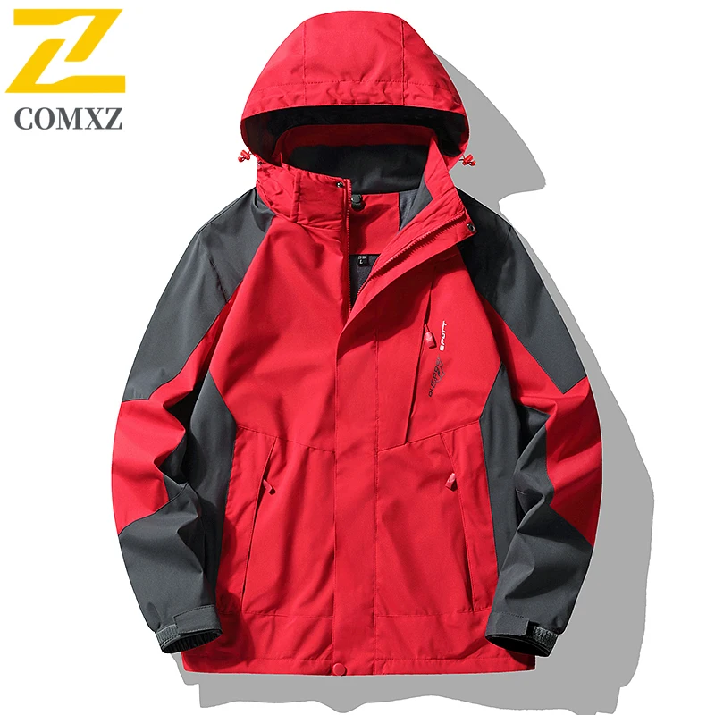 

Couple Charge Jacket Spring Autumn New Thin Outdoor Sports Windproof Waterproof Hooded Jacket Leisure Camping Hiking Windbreaker